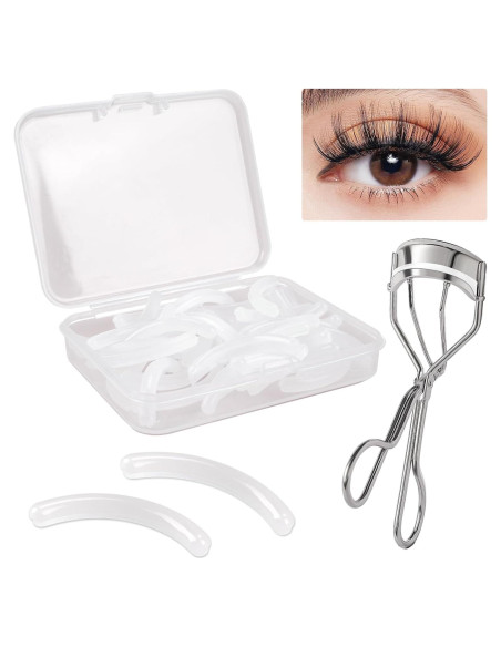 40 Almohadillas de Silicona para Rizador de Pestañas PL