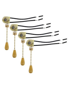 Juego de 4 Extensores de Cadena para Ventilador de Techo PESUMA