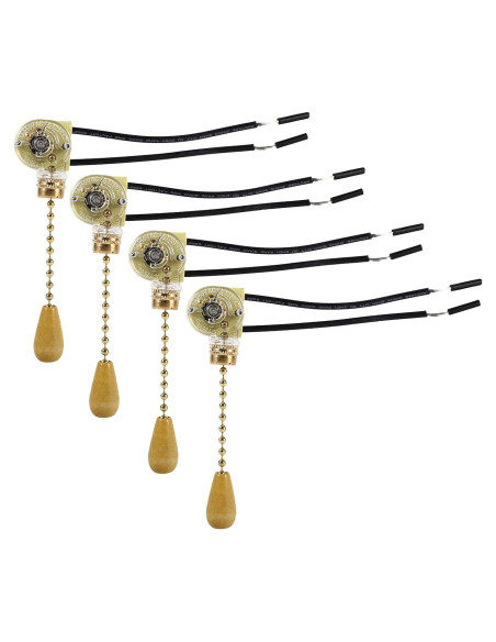 Juego de 4 Extensores de Cadena para Ventilador de Techo PESUMA