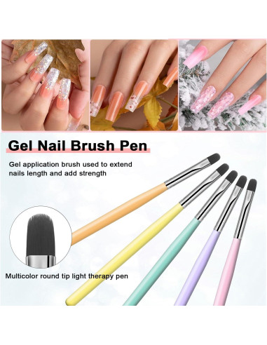 Juego de Pinceles para Arte de Uñas MUSILAN 8PCS Calidad Premium