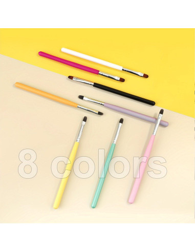 Juego de Pinceles para Arte de Uñas MUSILAN 8PCS Calidad Premium
