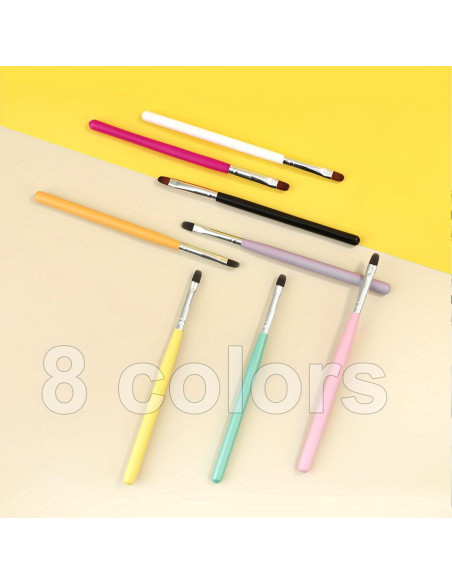 Juego de Pinceles para Arte de Uñas MUSILAN 8PCS Calidad Premium
