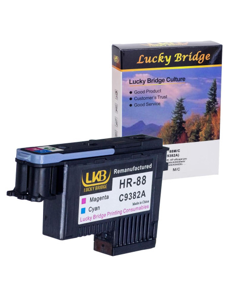 Cabezal de Impresión Remanufacturado HP88 Cian/Magenta C9382A