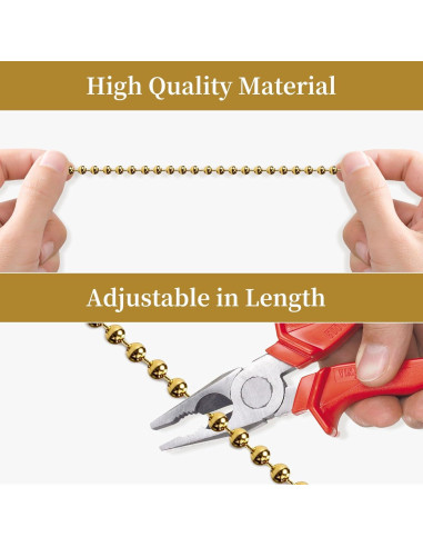 Juego de 4 Extensores de Cadena para Ventilador de Techo PESUMA