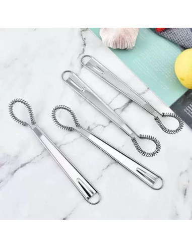 Batidor de Huevo Mini Tangseajiao Acero Inoxidable 2 Piezas