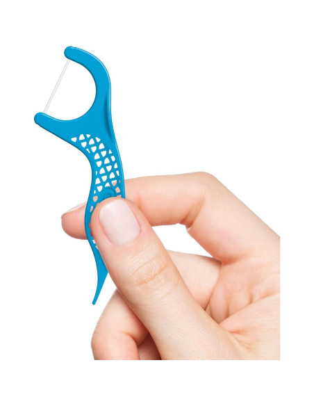 Palillos de Hilo Dental GUM Cuidado Avanzado con Vitamina E y Fluoruro - 90 Unidades