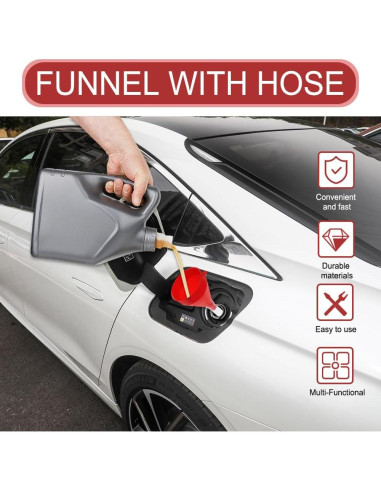 Embudos para Aceite HQRNYP con Manguera Flexible 55 cm