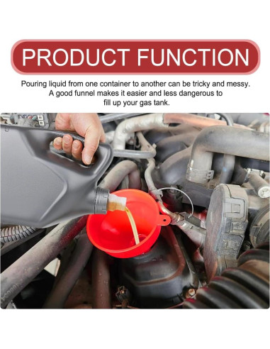 Embudos para Aceite HQRNYP con Manguera Flexible 55 cm