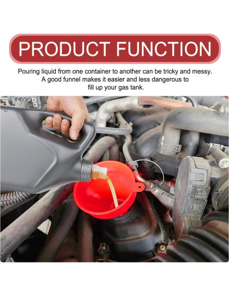 Embudos para Aceite HQRNYP con Manguera Flexible 55 cm