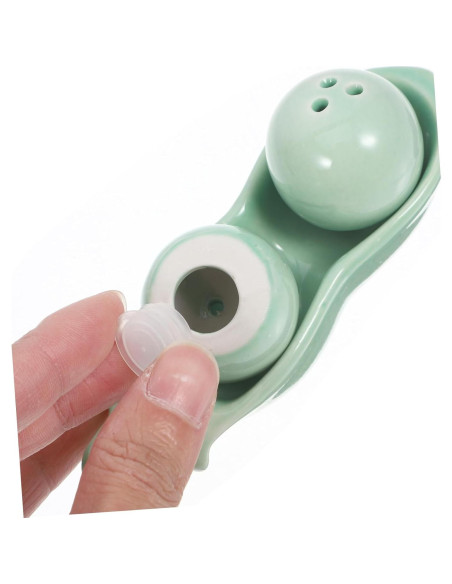 Tarro de Sazonador Cerámico HEALLILY en Forma de Guisante