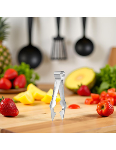 Clip Removedor de Tallos Cauaoa - Acero Inoxidable 15.2 cm