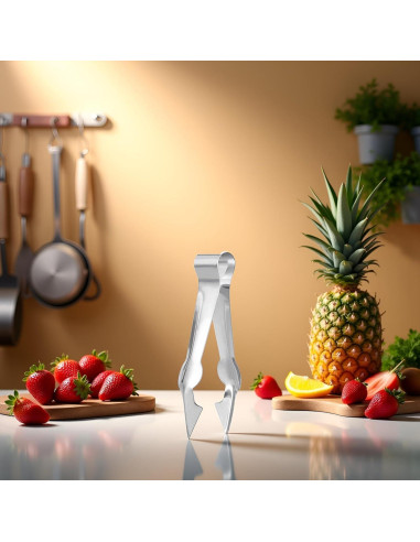 Clip Removedor de Tallos Cauaoa - Acero Inoxidable 15.2 cm