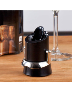 Tapon y Servidor de Champán Vacu Vin - Sello Hermético, Sin Goteo 2