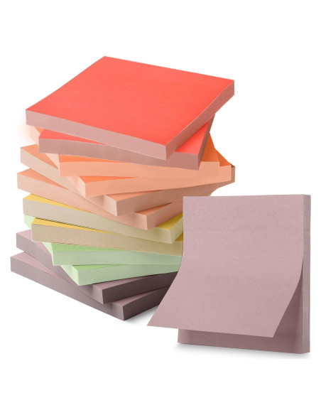 Notas Adhesivas Mr. Pen 7.62x7.62cm Cosecha Ámbar 600 Hojas