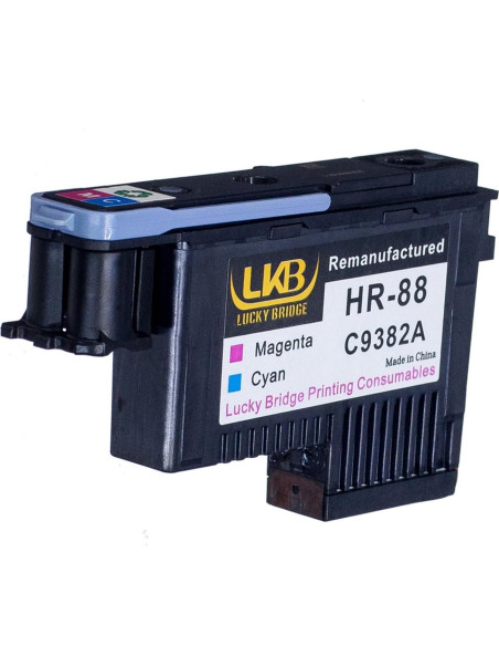 Cabezal de Impresión Remanufacturado HP88 Cian/Magenta C9382A