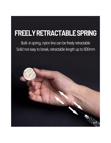 Paquete de 2 Sujetadores de Insignias Retráctiles TPOAEL - Flores Arcoíris