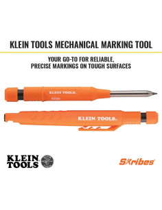 Lápiz Mecánico de Carpintero Klein Tools 86501 2.8 mm con Sacapuntas 2