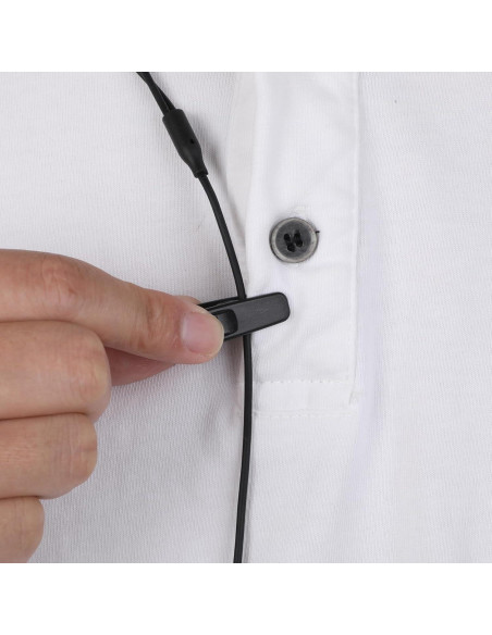 30 Clips de Micrófono de Solapa LIQWEI para Auriculares