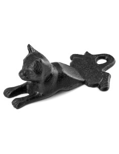 Tope de Puerta de Hierro Fundido QWORK Vintage Negro 0.53 kg