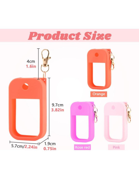 Estuches de Silicona para Desinfectante Touchlan-d - 3 Piezas