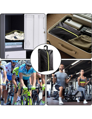 Bolsa para zapatos a prueba de olores - Negro - 39x24x9 cm