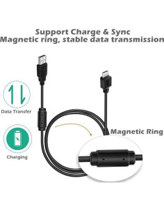 Paquete de 2 Cables de Carga 3m BATSOEASY para PS4 y Xbox One 2
