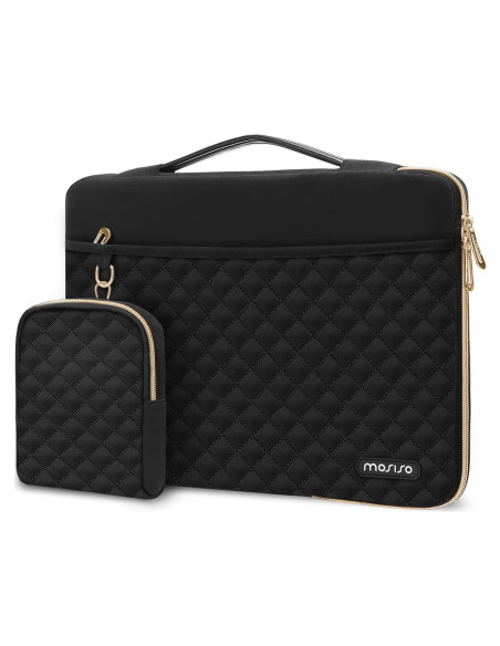Funda Protectora para Laptop MOSISO 13.3" Acolchada Negra