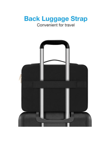 Funda Protectora para Laptop MOSISO 13.3" Acolchada Negra