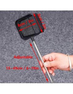 Red para Acuario QIRUIRED FISNET668 Ajustable 15-49 cm 2