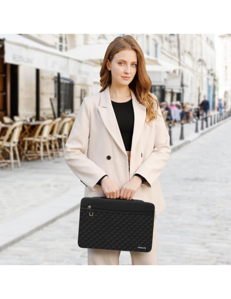 Funda Protectora para Laptop MOSISO 13.3" Acolchada Negra