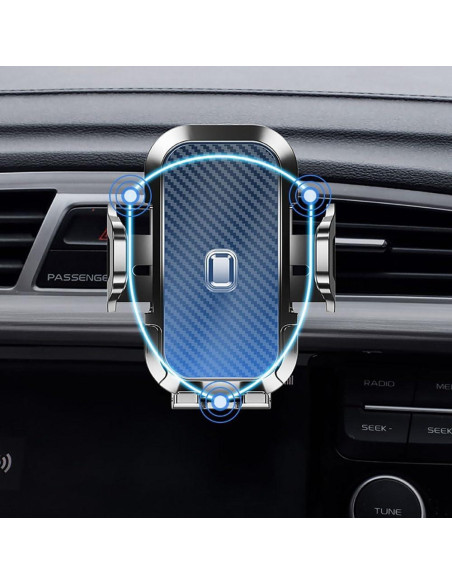 Soporte para Teléfono de Coche Genérico con Rotación 360