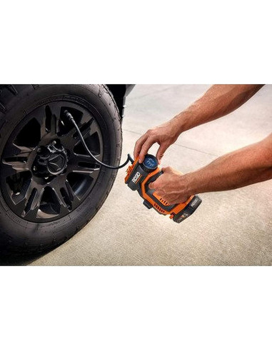 Inflador Digital a Batería Ridgid 18V Automático 150 PSI