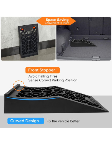 Rampas de Coche Donext 6 Toneladas para Vehículos de Bajo Chasis