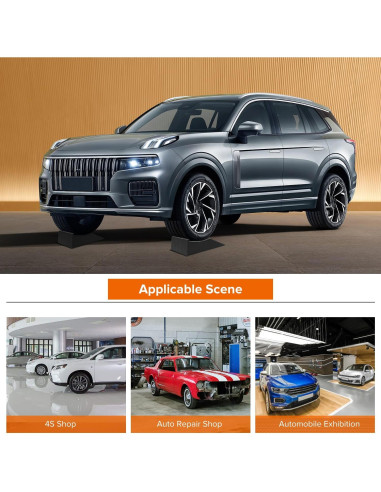 Rampas de Coche Donext 6 Toneladas para Vehículos de Bajo Chasis