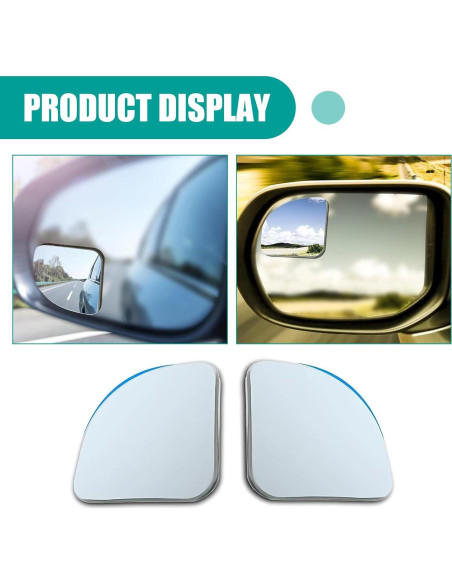 Espejo de Punto Ciego Convexo Zeathery 4.8 cm Ajustable