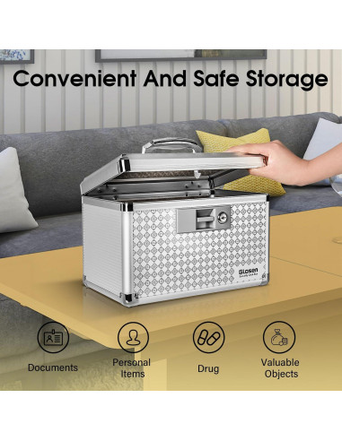 Caja de Seguridad para Medicamentos Glosen Mediana 30.5x19.5x20cm