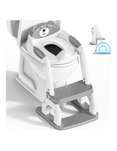 Asiento de Inodoro KYYOKE 2 en 1 Ajustable para Niños