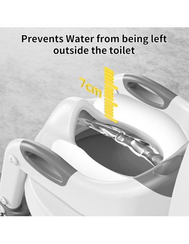 Asiento de Inodoro KYYOKE 2 en 1 Ajustable para Niños