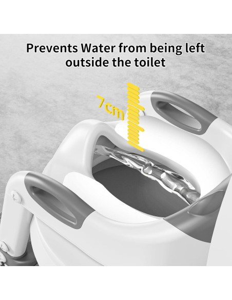 Asiento de Inodoro KYYOKE 2 en 1 Ajustable para Niños