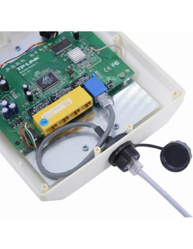 5 Conectores RJ45 Impermeables M25 Cat5e para Red Exterior