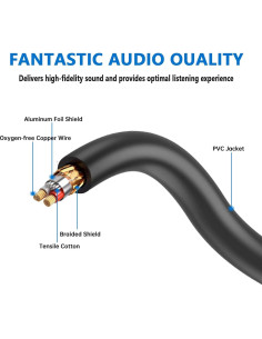 Cable TRS 6.35mm a Doble XLR Macho 0.35m Seefeful 2