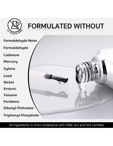 GAOY Gel Pegamento para Uñas 2 en 1 16ml - Larga Duración