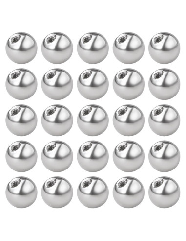 Beebeecraft 60Pcs Respaldos de Aretes Plateados 4mm Acero Inoxidable