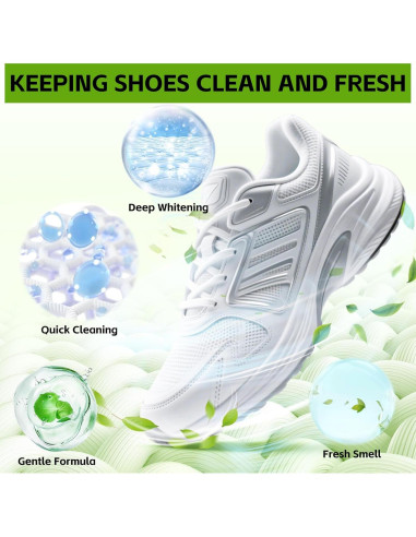 Kit de Limpieza de Zapatos X-SMILE 4 Piezas para Ante y Cuero