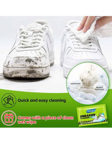 Kit de Limpieza de Zapatos X-SMILE 4 Piezas para Ante y Cuero