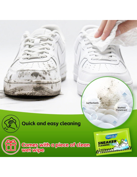 Kit de Limpieza de Zapatos X-SMILE 4 Piezas para Ante y Cuero