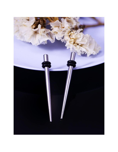 Kit de Estiramiento de Tapones para Oídos Vsnnsns 10G 316L