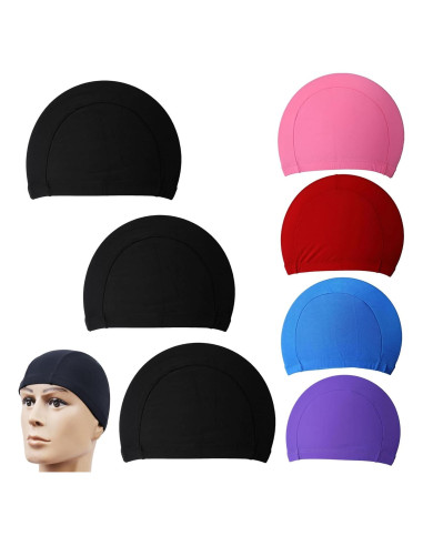 Paquete de 7 Gorras de Natación SquEqu - Unisex, Talla Única