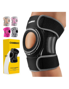 Faja de Rodilla CAMBIVO ELITE con Gel y Estabilizadores - Grande