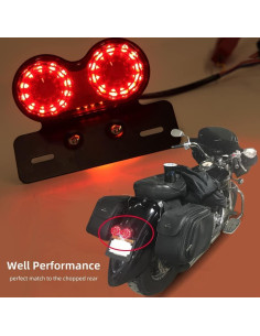 Luz Trasera LED DREAMIZER 40W para Motocicleta y Bicicleta 2